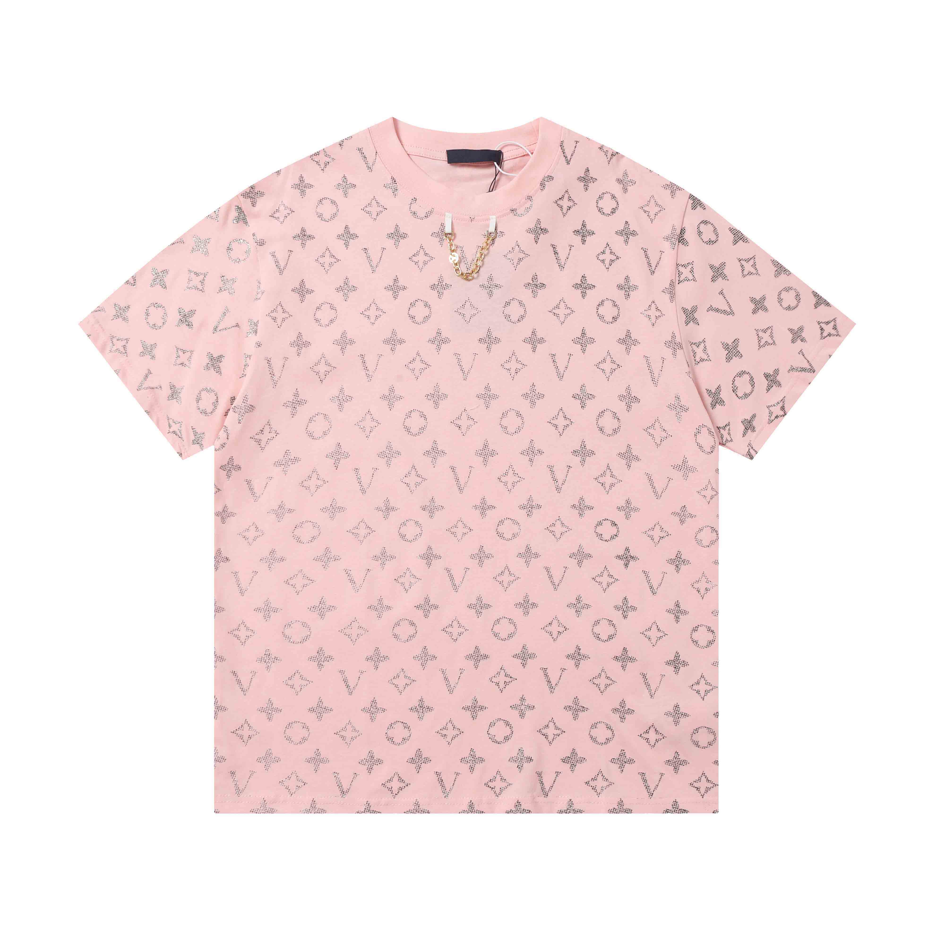 Designer mens t shirt women's t-shirt casual men's and women's loose t-shirt character couple print 100% pure cotton round neck best-selling luxury men's Asian size S-2XL