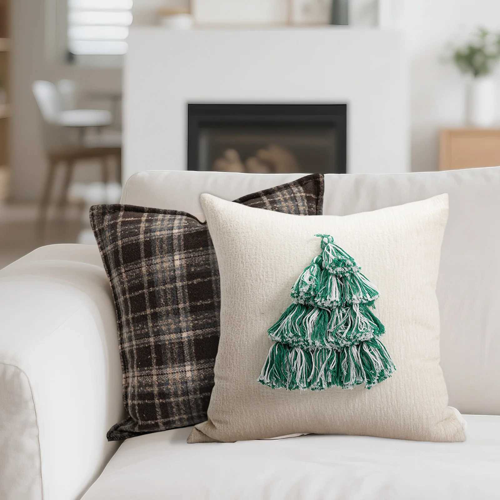 Home Textile Soft Christmas Decoration Home Throw Pillow Rectangular Decoration Throw Pillow Sofa CoverWithout Core Y251105