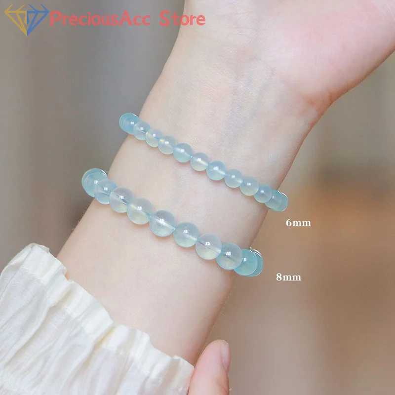 Fashion Delicate Tourmaline Handmade Beaded For Women Girls Exquisite Elastic Rope Creative Beaded Ring Gifts C251105