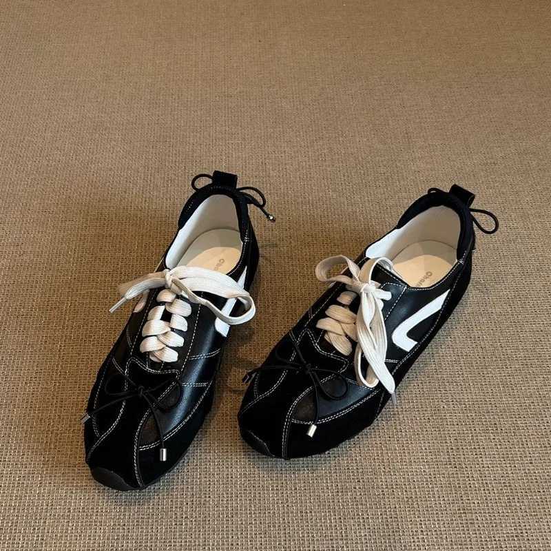 French Style Fion Round Toe German Training Shoes Wens Sneakers All-mah Inside Heightener Single Shoes Y251105