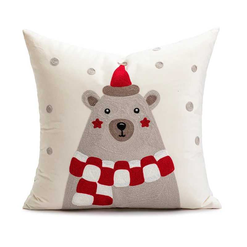 Christmas Decoration Cushion Cover 45x45cm Nordic Pillow Cover for Couch Sofa Home Decor Pillowcases Decorative Pillows Y251105