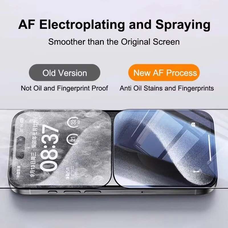 1-2PCS Premium Tempered For iPhone 15 Plus 16 Pro Max Easy Installation Glass Dust Free Screen Protector