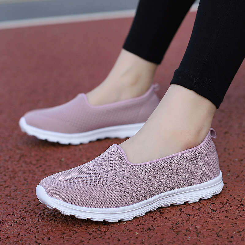 Large size new women's Spring and Autumn casual walking Round toe soft Soft soled mother's Sports Women's shoes
