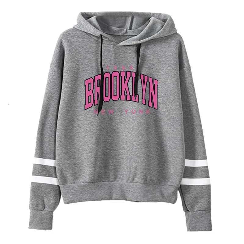Hot Sales Womens Sweatshirts Unique Letters Printing Pullovers Stripe Jogging Sports Clothing Casual Versatile Woman Hoodies TopT251105