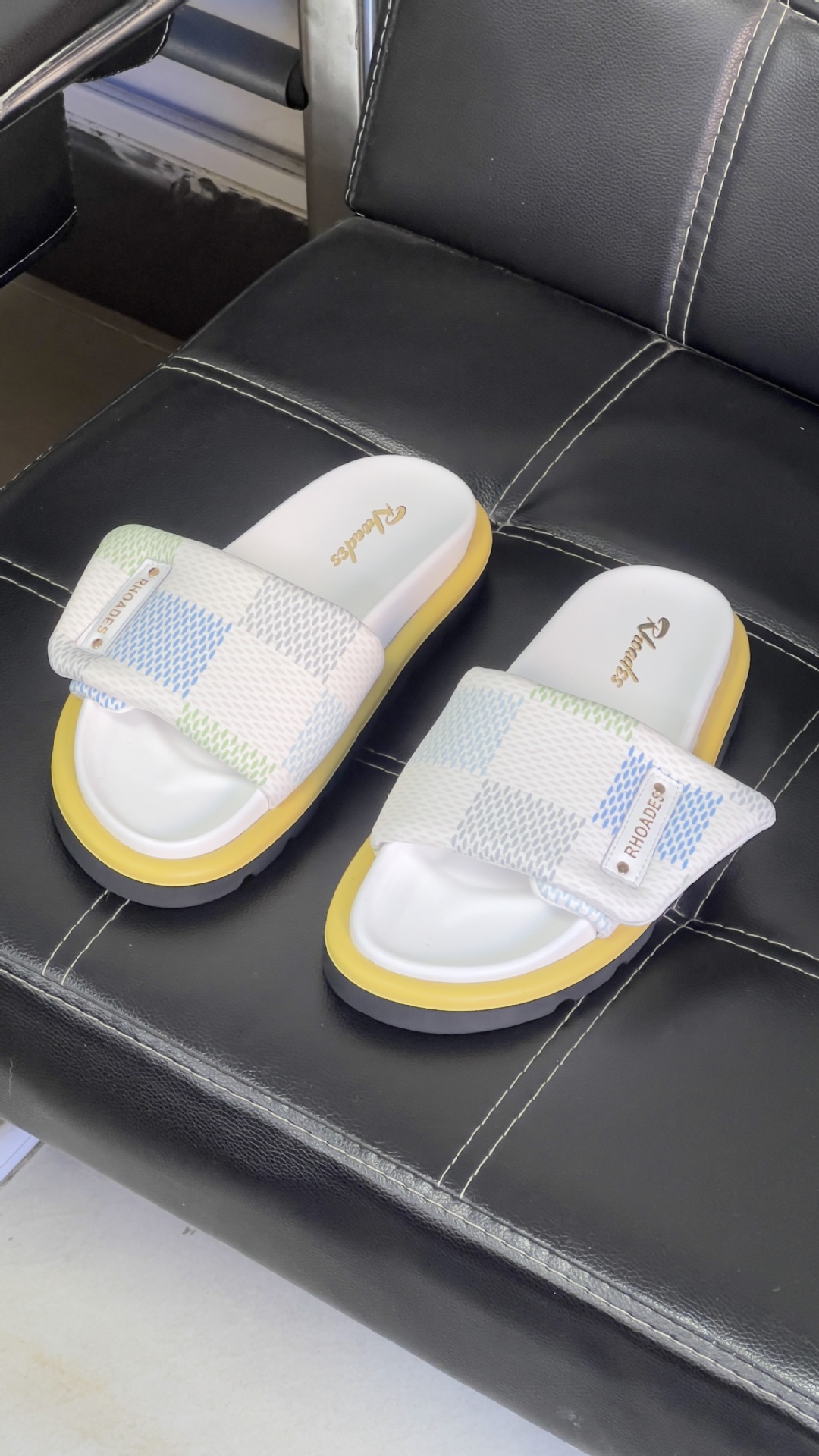 new Rodis platform sandals adjustable flat shoes flip-flops beach genuine leather women's shoes