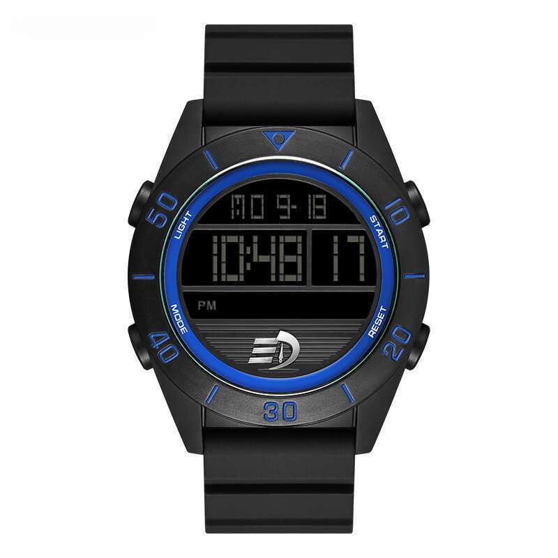 DHwatches Sanda Sports Casual for Men, Student Night Light Trendy Fashionable Waterproof Single Display Digital Electronic Watch