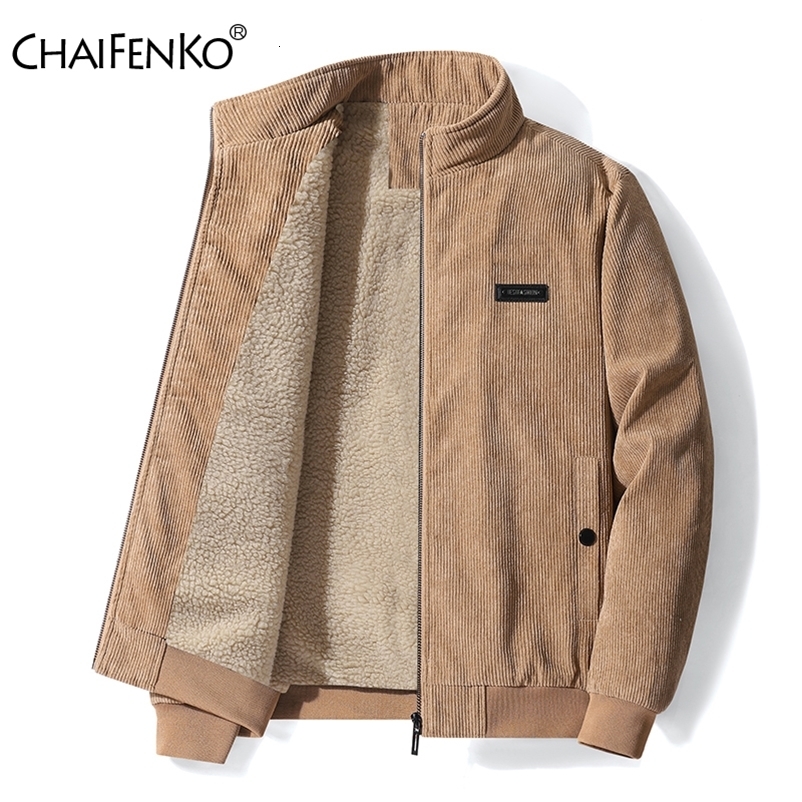 Men Winter Thick Warm Fleece Jacket Men Fashion Windproof Outdoor Coat Men Autumn Outwear Classic Casual Jacket Men 251028CJ