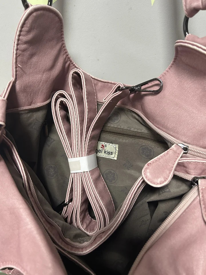 Angel kiss Women Handbags PU Shoulder Bag Satchel Tophandle Shoulder Bag Fashion Dumpling Pack Multipockets Shoulder Bags 251031