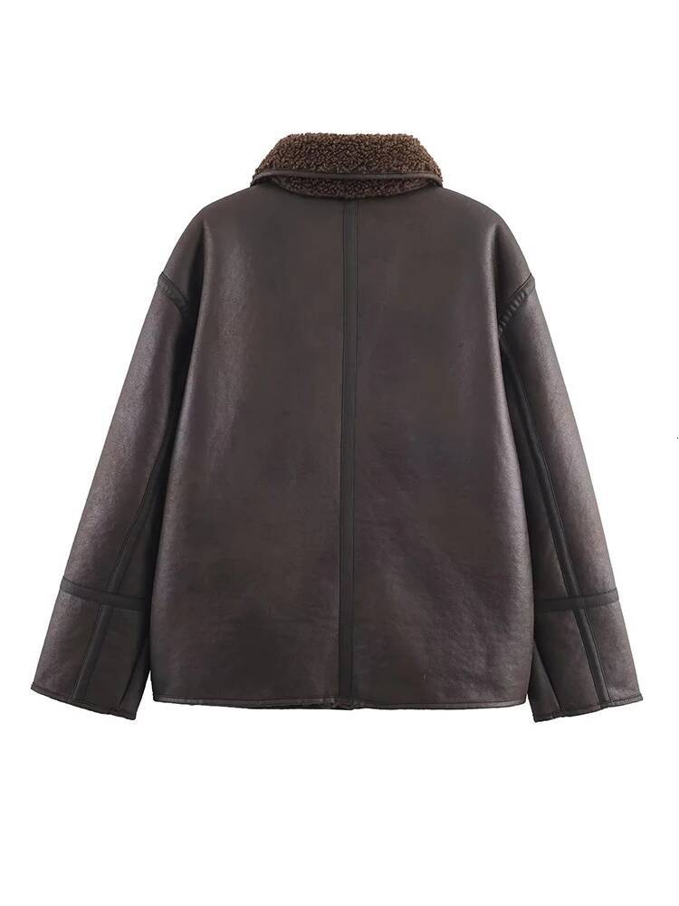 winter jacket women HH Woman Fashion Casual Street Style Jackets Women Lapel Single Breasted Pocket Decoration Coat Long Sleeve Winter Warm Jacket