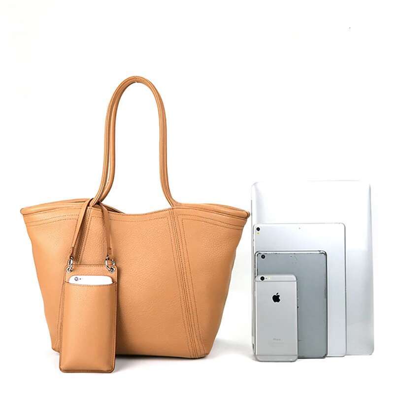 2023 Genuine Leather Women Handbag Cowhide Skin Bag Large Capacity Vintage Mother Shoppers Tote For Travel