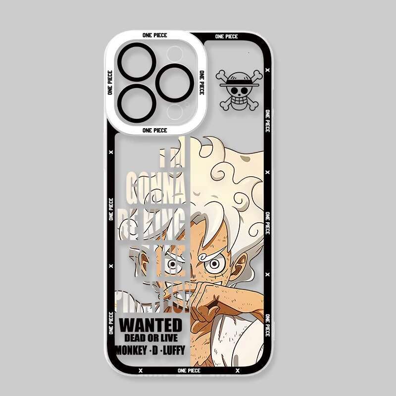 Anime O-One Pieces Clear Case For iPhone 16 Max 15 14 Plus 13 12 11 Pro XR XS X 8 7 SE 2020 Soft Silicone Protective Cover