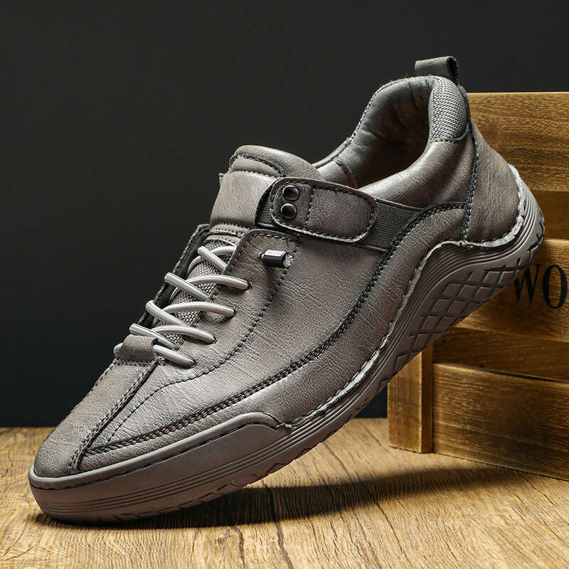 Low top casual shoes in all seasons, large fashionable men's shoes, outdoor sports, hiking, single shoe, leather shoe size