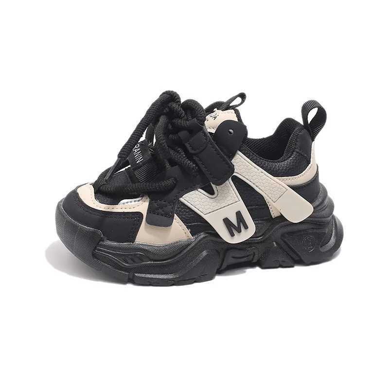 Autumn Kids Sneakers Casual Sport Shoes for Boys Patchwork Color Soft PU Leather Breathable Tennis Shoes 2025T251105