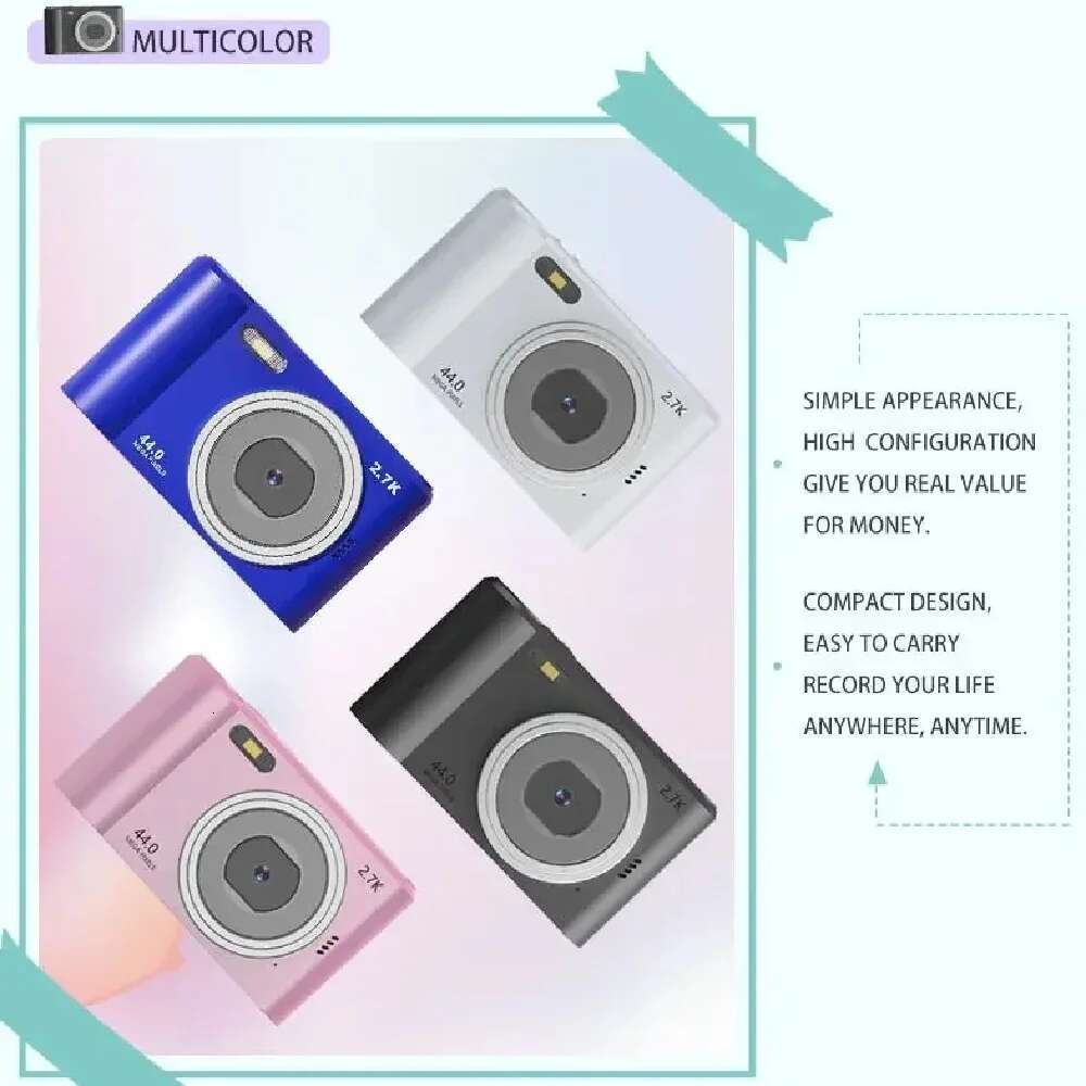 Digital Autofocus Camera Kids Toys Camcorder with 8x Zoom Compact 1080P Cameras for Beginner Photography