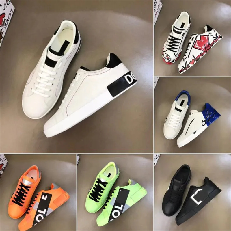 2025 Designer Outdoor Portofino Sneakers Luxury Leather Calfskin shoes Nappa Comfort Trainers Men dolcevita dolcecabana dolceshoes dolce and gabanna gabbanas dg