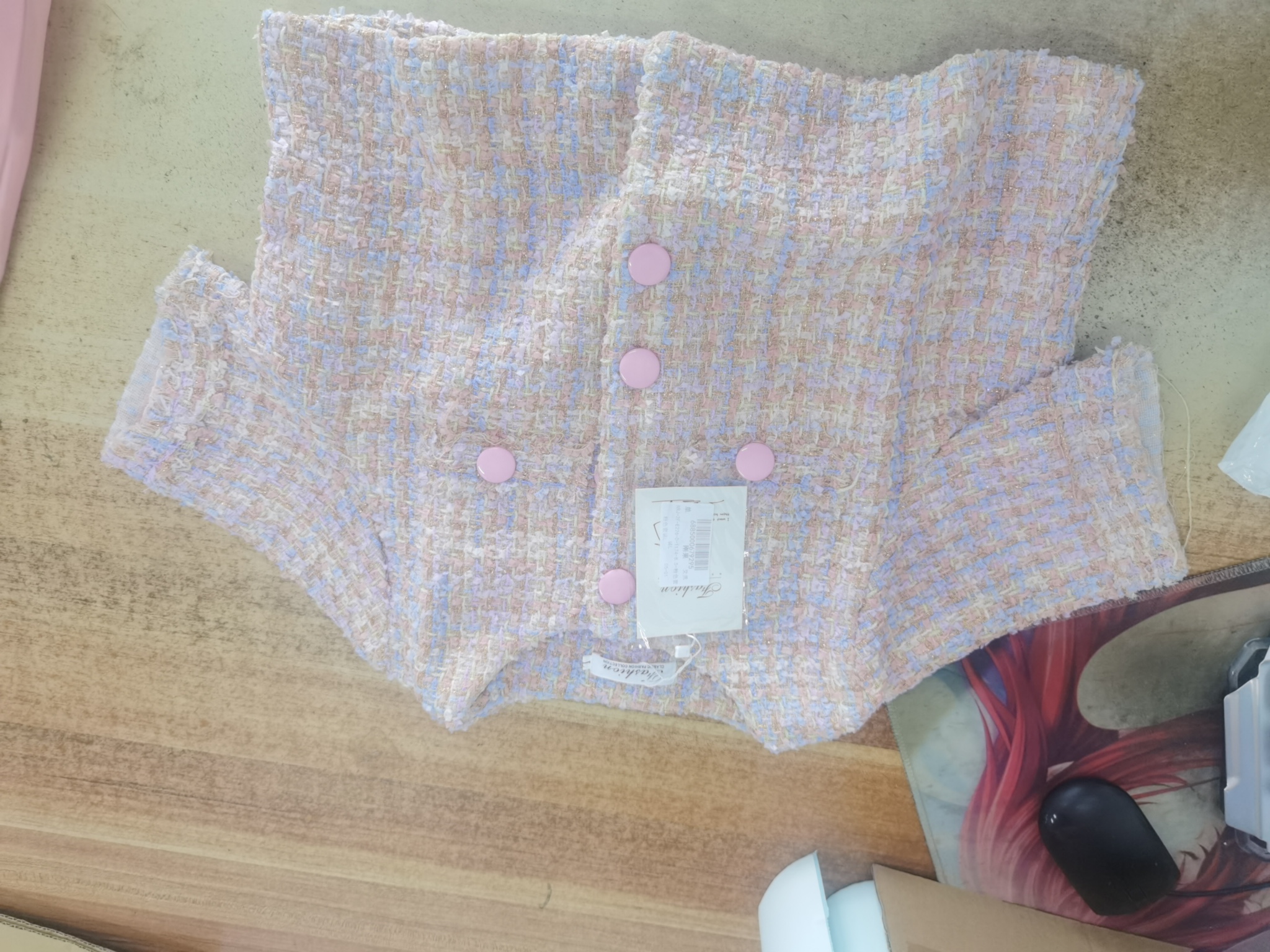 Two Piece Dress 2025 Summer Pink French Suit Set Women's - Hong Kong Chic Sleeveless Blazer & Skirt Luxury Light Elegant Outfit