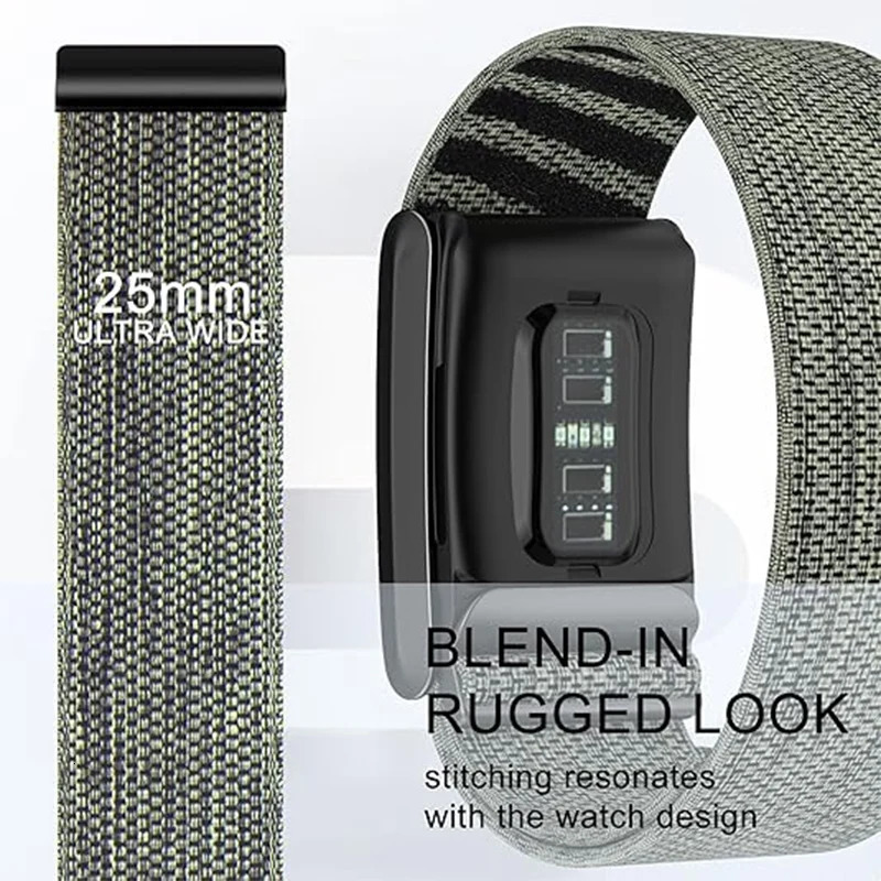 Nylon Sport Band Compatible with Whoop Band 40/50 Strap Men Women with Bumper Case Breathable Nylon Adjustable Waterproof 251104