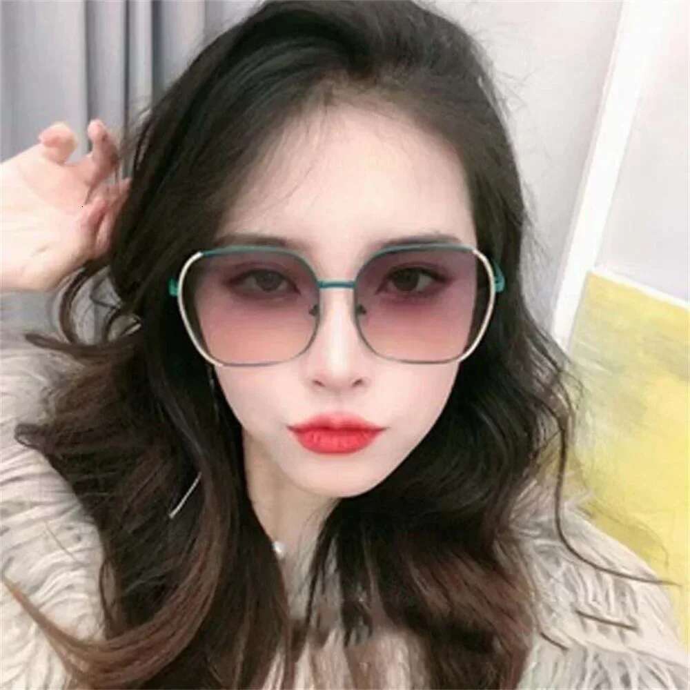 Women Oversized Polarized Fashion Gradient Shade Uv400 Outdoor Sports Sunglasses Men Glasses Eyewear