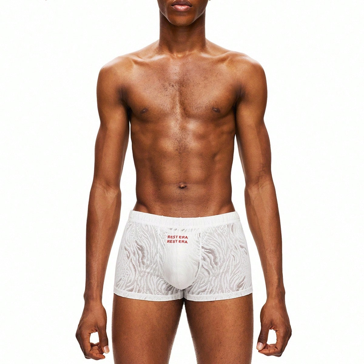 Men's Underwear-Men's Mesh Lace Boxer Shorts - Lightweight Breathable Skin-Friendly Loose Casual Shorts-250102