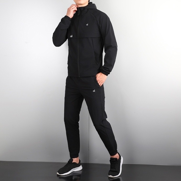 tech hoodie tracksuit men running designer men's jacket hoodie sweatpants sports wind breaker breathable gym suit
