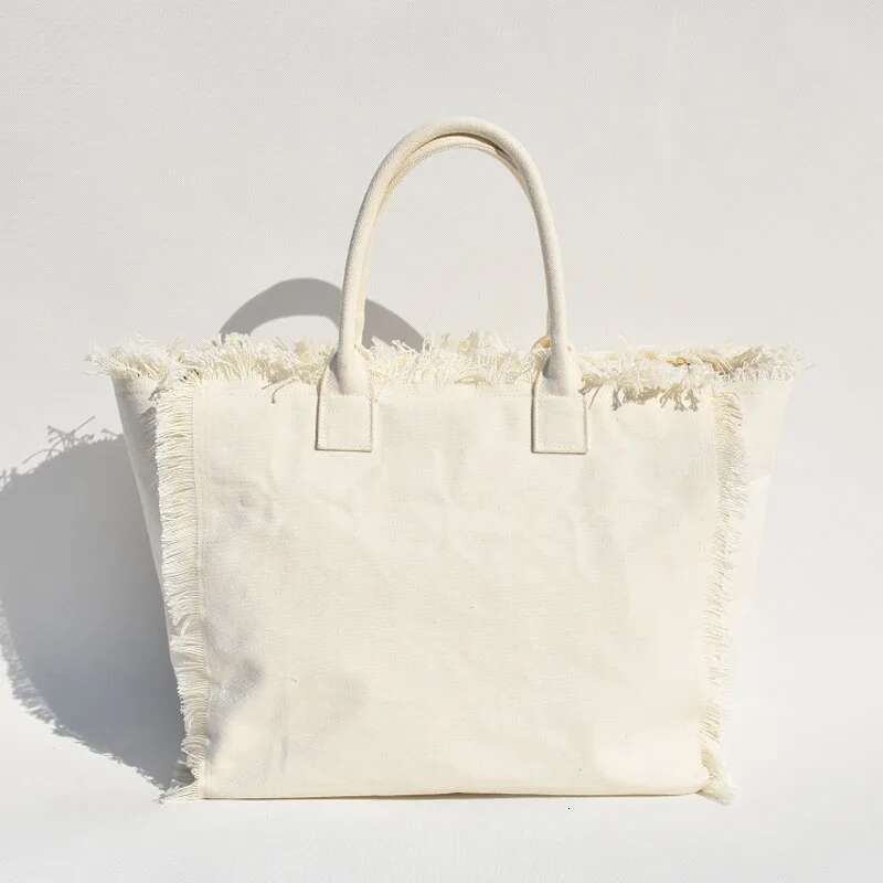 Ladies Cotton Can Be Wholesale Custom Trademark Fringed Frilly Design Canvas Casual Tote Bag
