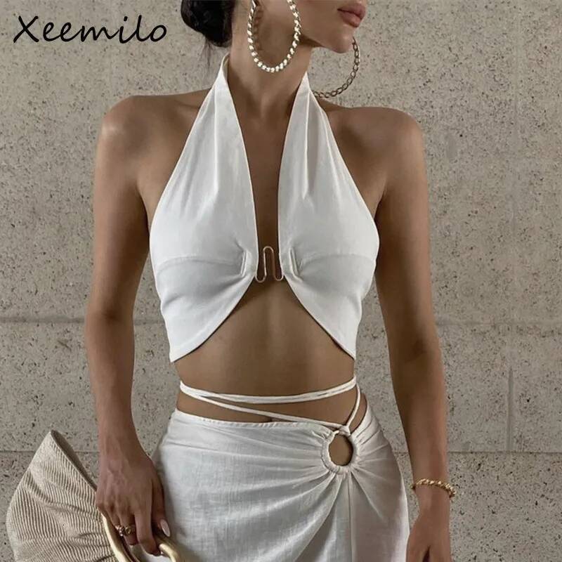 winter jacket women WhereMery Sexy Off Shoulder Halter Tank Elegant Strapless Backless Crop Top Summer Slim Skinny Women's Street Party Camisole