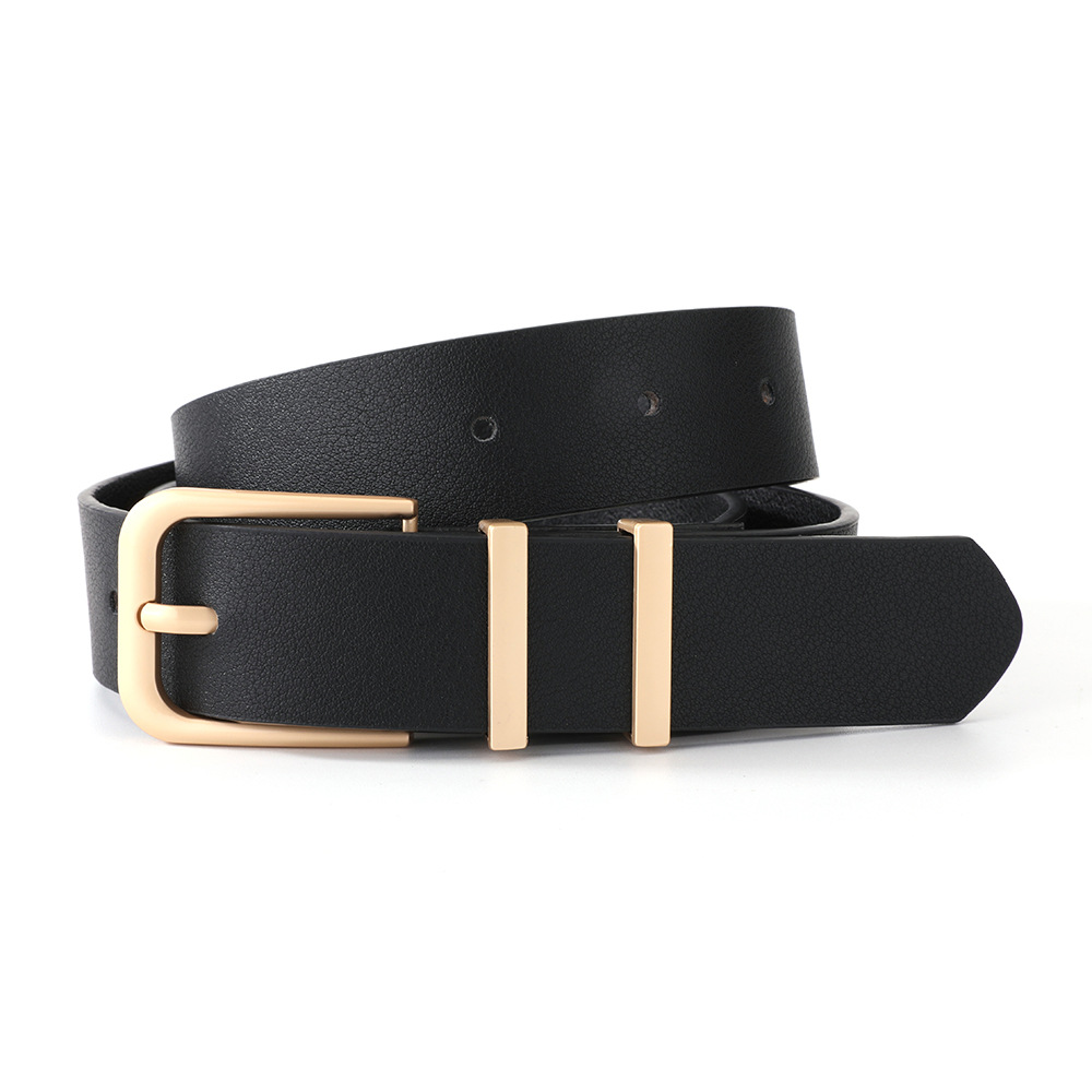 belts for women designer belt men Designer belt women belts ceinture luxe brown belt Simple and versatile decorative dress jeans fashion gold buckle w