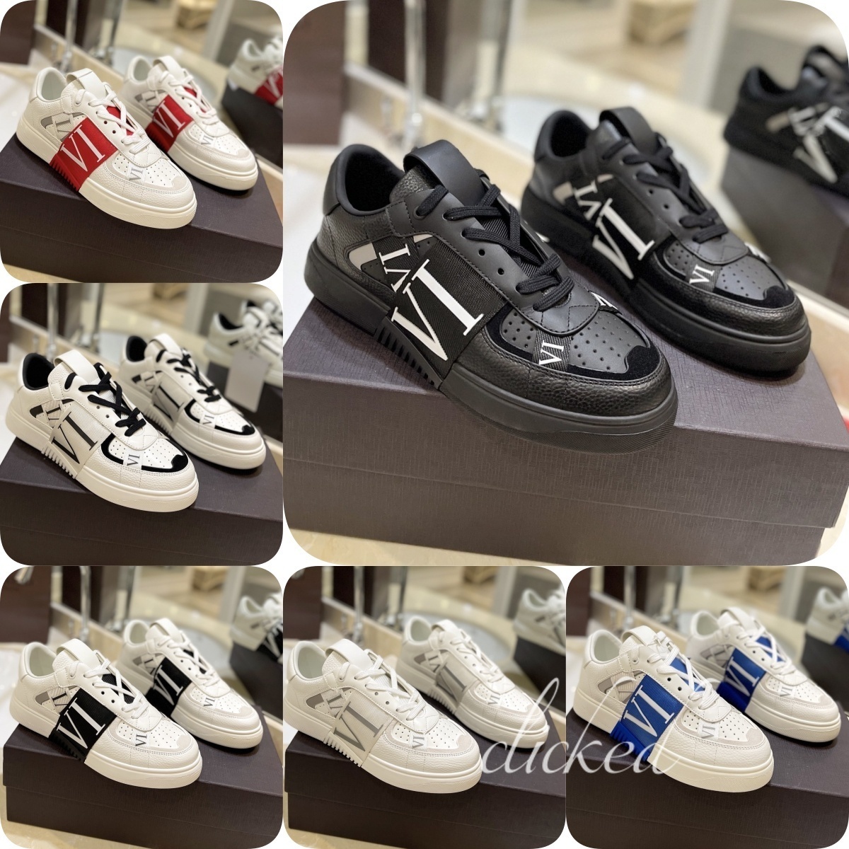 Designer shoes 7N calf leather strap sneakers Alphabet printed rubber strap decoration casual shoes Women outdoor sneakers couples comfortable casual shoes