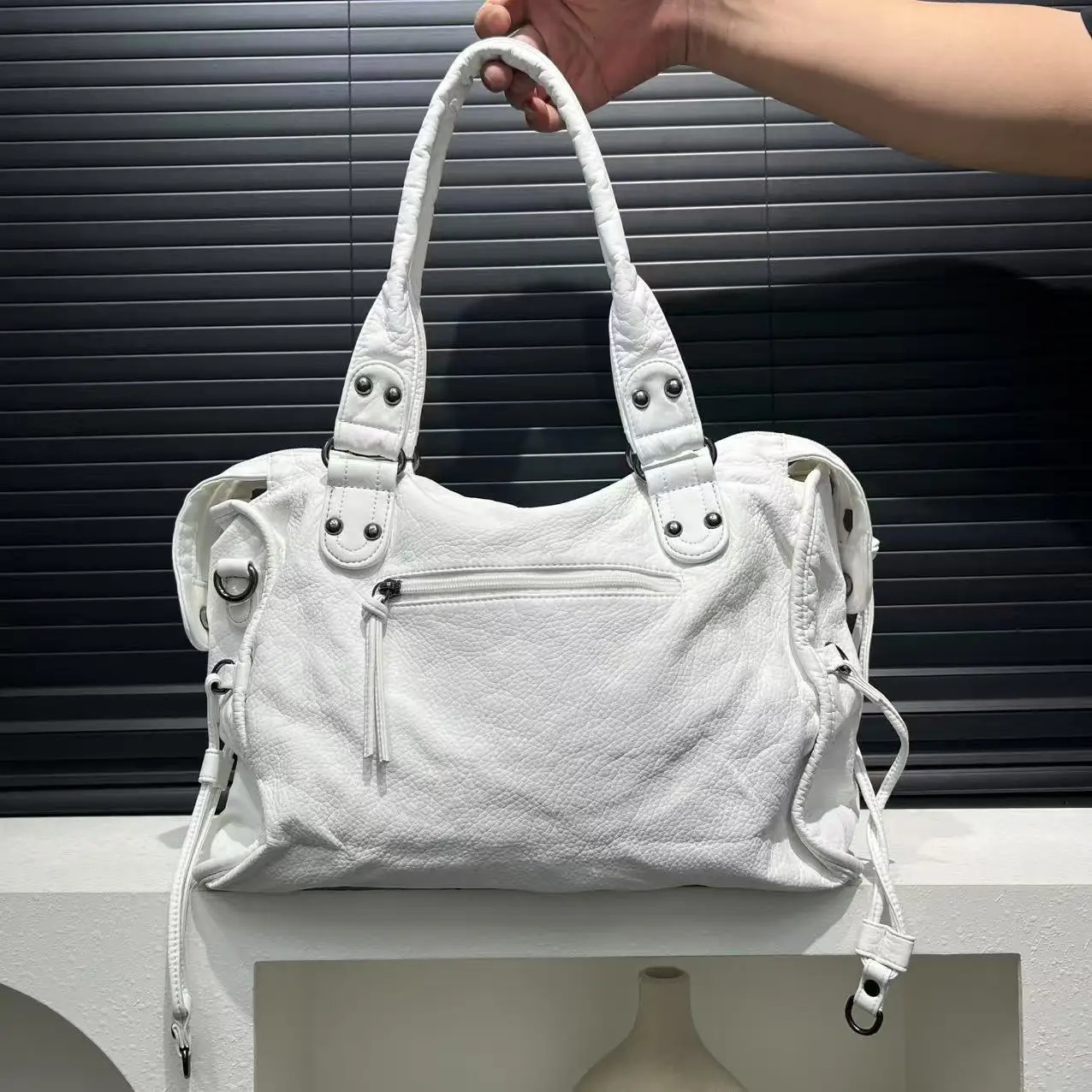 n Women Handbag Washed Leather Tote Bag Large Capacity Purses Vintage Shoulder Bag for Lady 251031