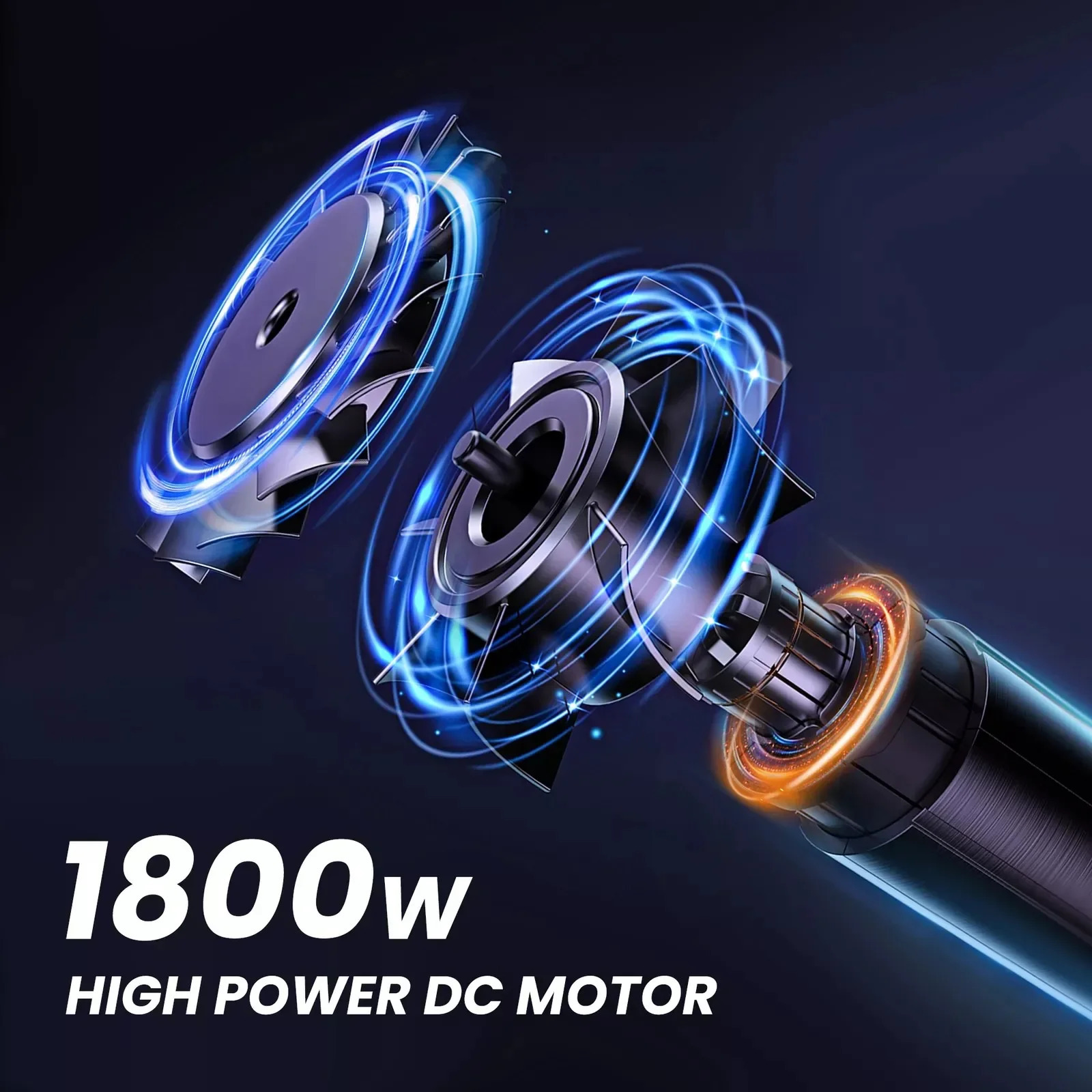 1800W professional salon hair dryer ion with negative nozzle 250325