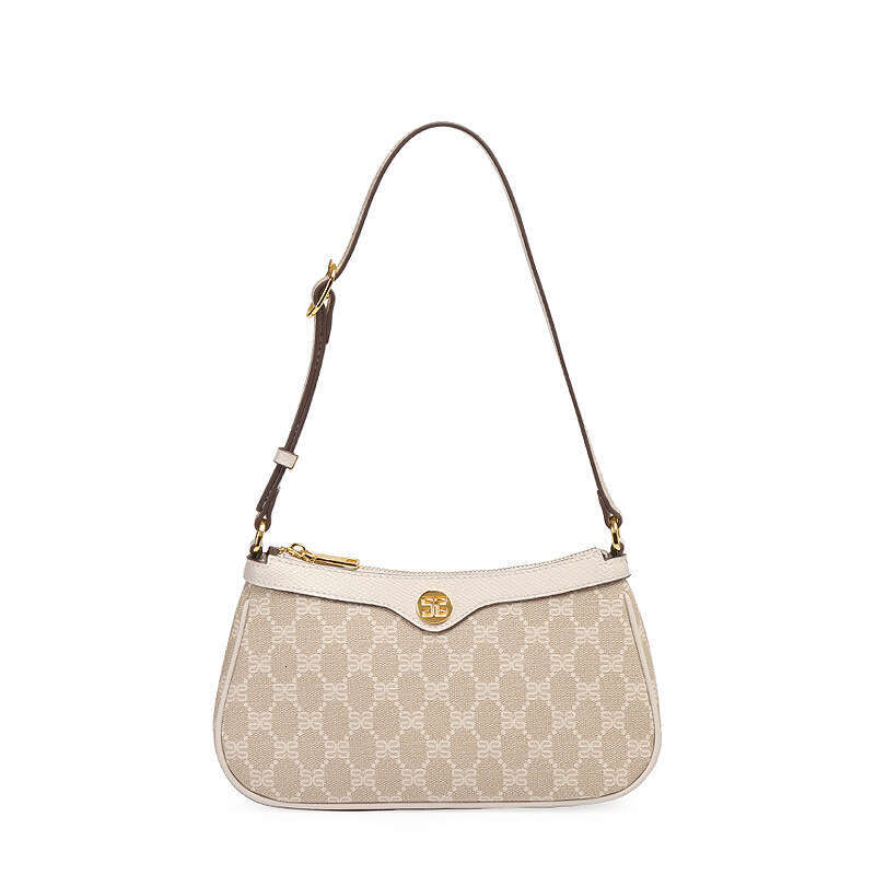 Classic Retro Vintage Single Shoulder Underarm Women's Hong Kong Style Fashion Versatile Custom Handbag Commuter Crossbody Small Square Bag