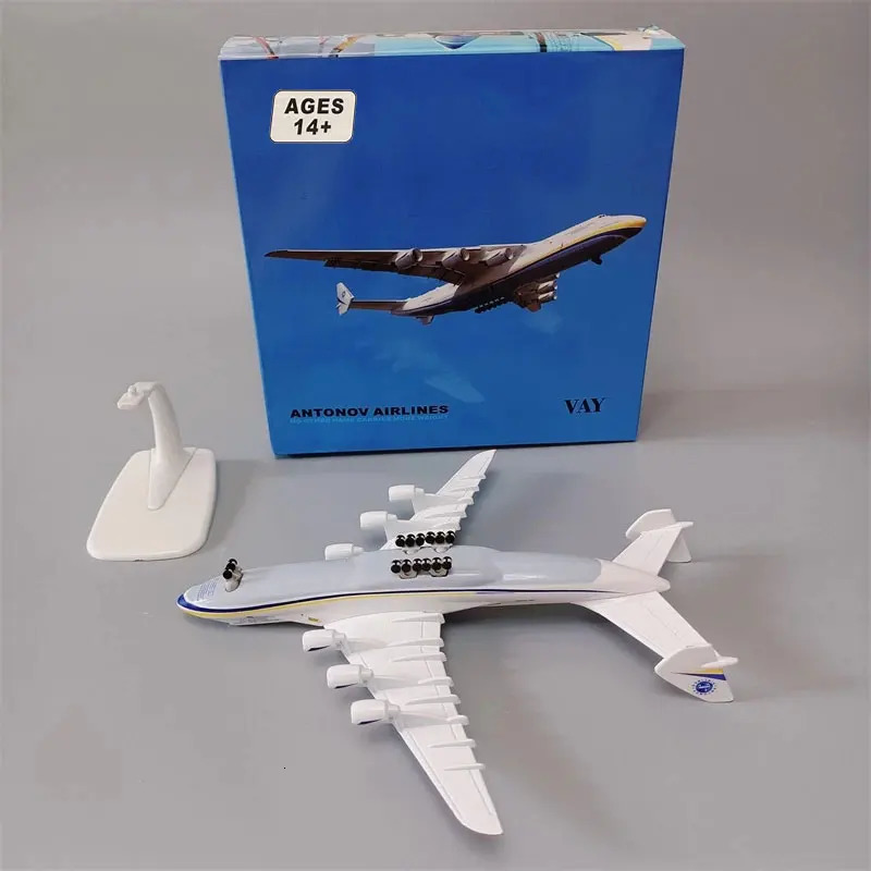 20CM Diecast Metal Alloy Antonov An-225 Mriya Airplane Model 1/400 Scale Replica Model Toy For Collection 251104