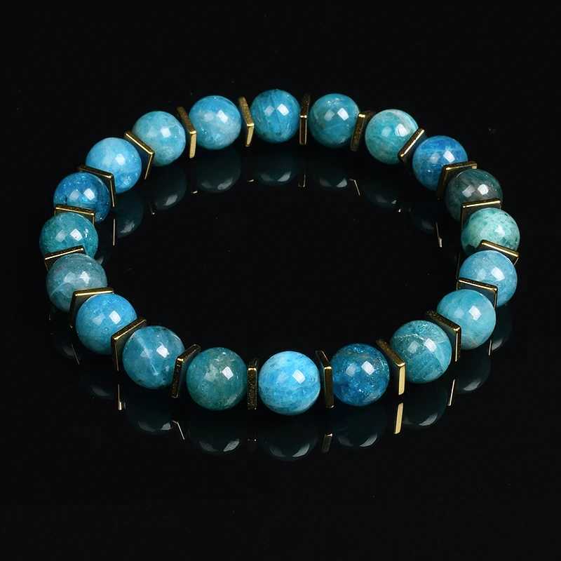 Grey Labradorite Beads Natural Stone And Golden Hematite Square Slice Moonstone Men Women High Guality Jewelry C251105