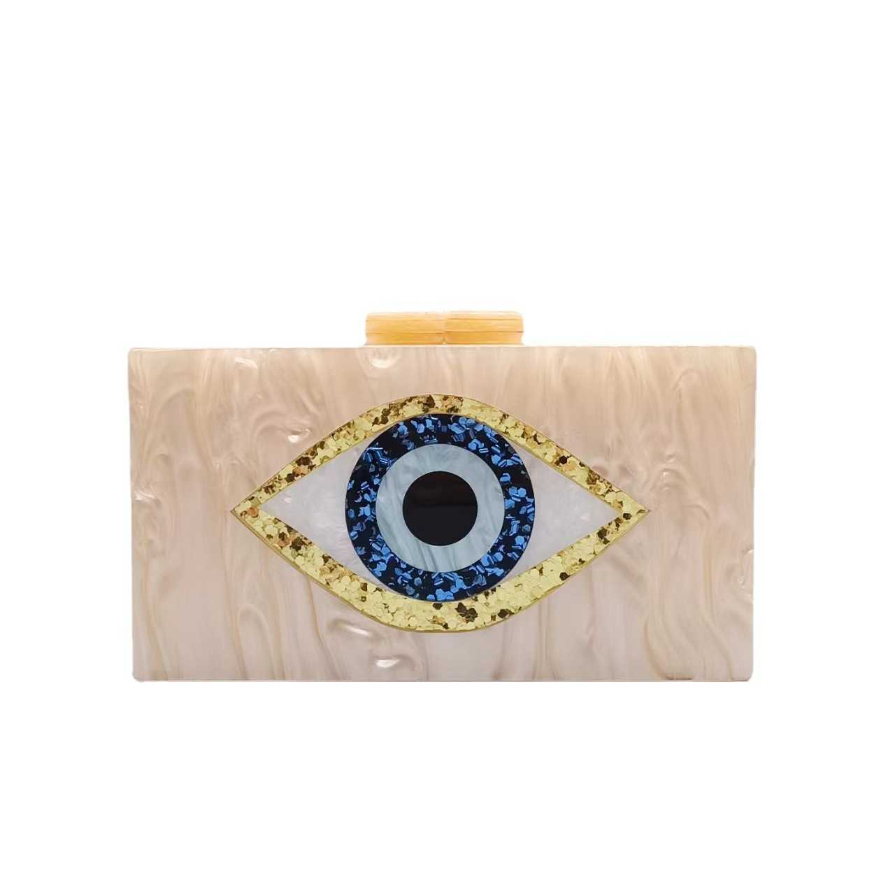 New Acrylic Eye Bag Wedding Dinner Bag Handheld Bag Chain Strap Crossbody Bag