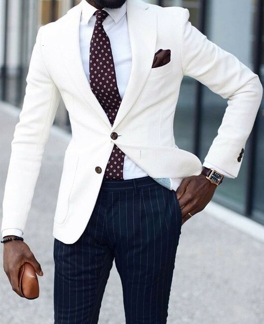 Mens spring top business casual double button printed suit jacket mens suit plus size casual