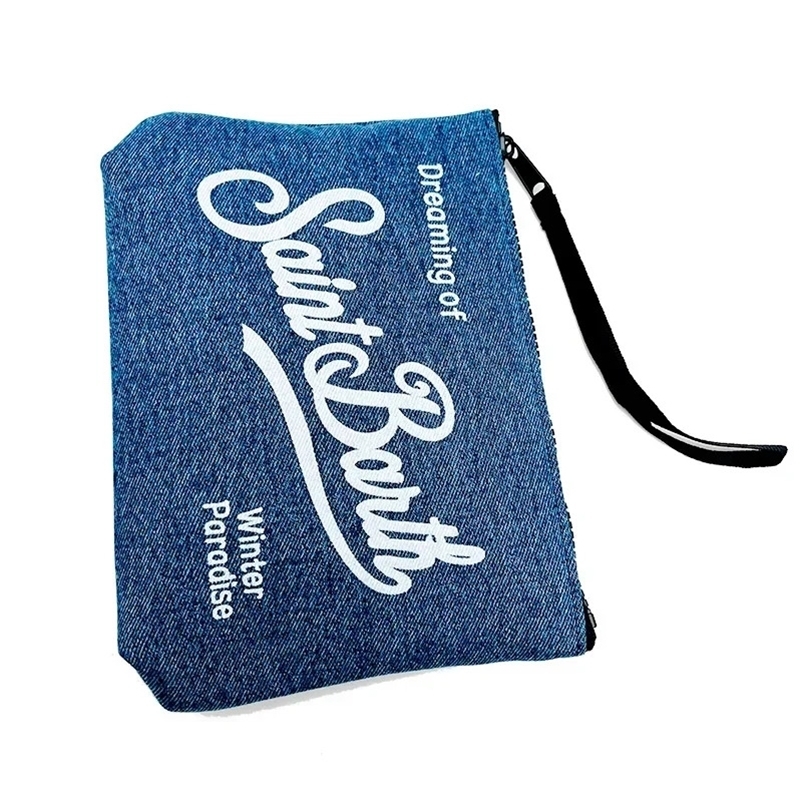 SBT Womens Bag Solid Color Fashionable Denim Canvas Womens Handbag Letter Printed Multifunctional 251104