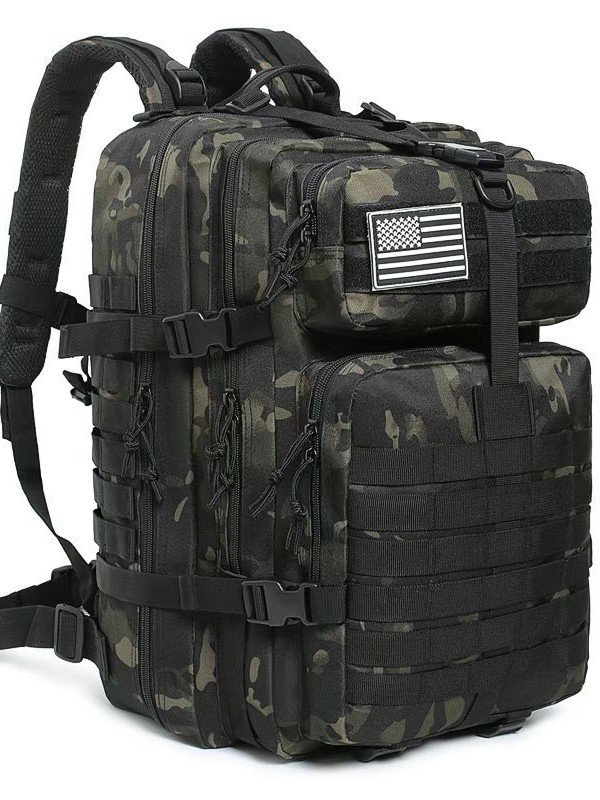 Free shipping outdoor sports waterproof backpack Hiking hiking camping large capacity expansion tactical bag