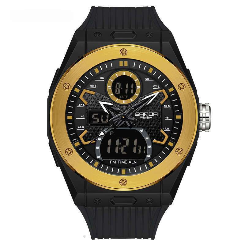 DHwatches Sanda New Trendy Korean Version Watch for Men Creative Personality Men's Electronic Wristwatch