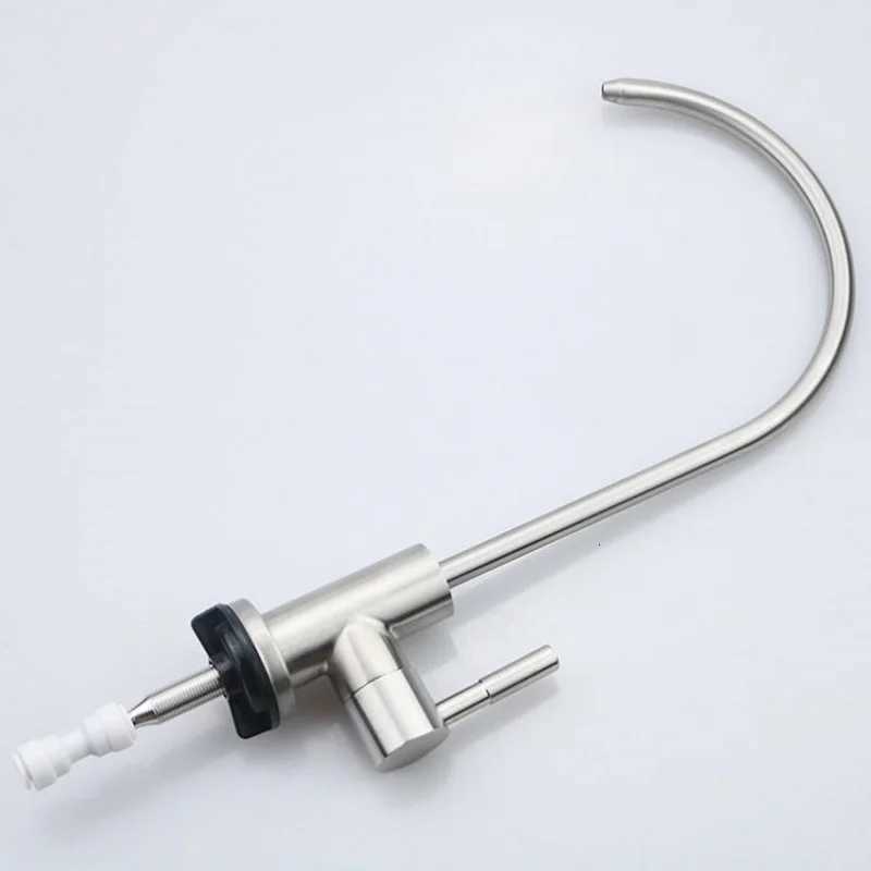Gooseneck Water ifier Faucet Rrse Osmosis Drinking Water Filter Faucet stainless steel 1/4 Ceramic Core Y251104