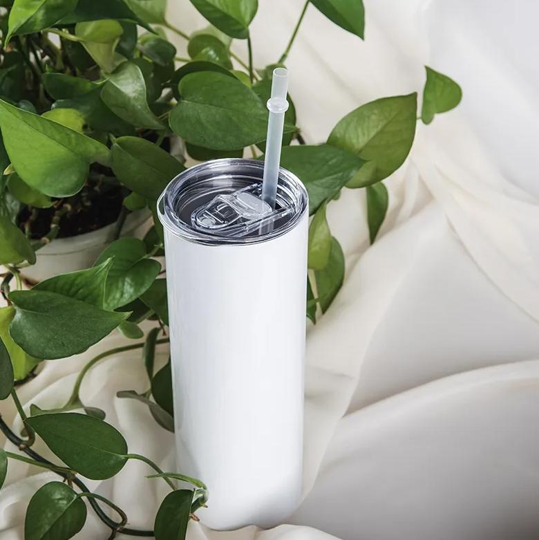 USA Canada Local Warehouse 20oz sublimation tumblers blanks white straight 304 Stainless Steel Vacuum Insulated Tumbler Slim DIY 20 oz Cups Car Coffee