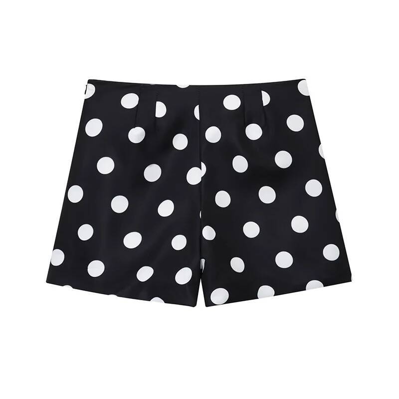 winter jacket women Women Fashion Polka Dot Printing Vintage High Waist Casual Loose Shorts Summer 2025 Female Holiday Short Pants