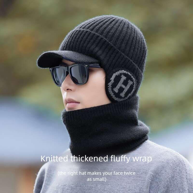 Knitted winter hat - full face coverage, windproof, cycling, cold and neck protection, ideal choice for cold weather, essential for warm functional wi