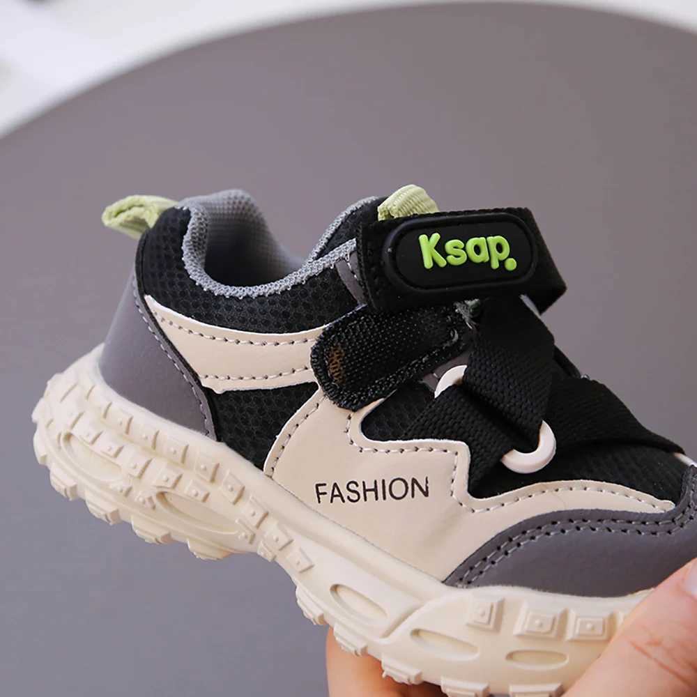 Autumn Sport Shoes For Children PU Leather Trend Fashion Kids Sneakers Ergonomics Breathable Boys Girls Running ShoesT251105