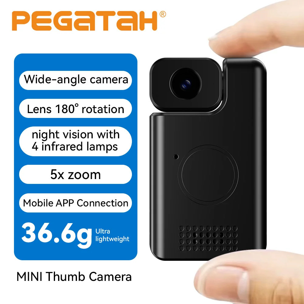 Wireless Q6 Mini Bluetooth WiFi Camera 1080P Wide Angle Night Vision Home Security Surveillance Indoor Outdoor Pet Baby Monitor 251104