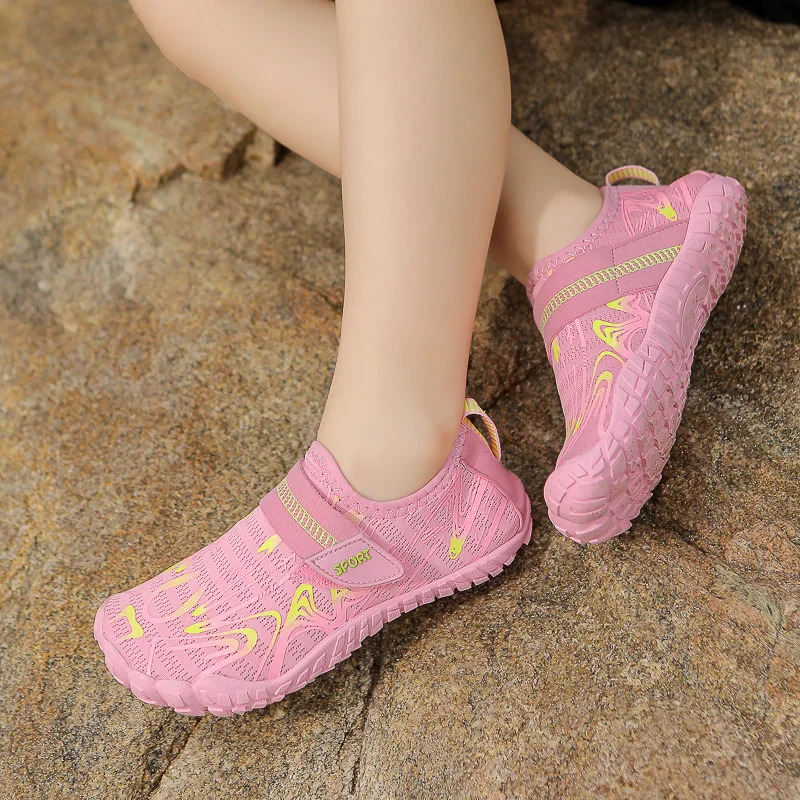 Children Boys And Girls Beach Quick Diving Shoes Qianjiang Swimming Shoes Indoor Fitness Floor Shoes Bathroom Shoes 29-38# 250402