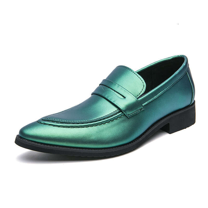 Large size 2023 new spring and autumn set foot loafers, sizes 38-47 for men's business British leather shoes