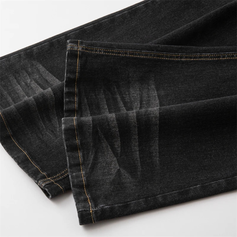 Womens jeans harem pants black highquality womens oversized denim Gothic low rise ball width 250403