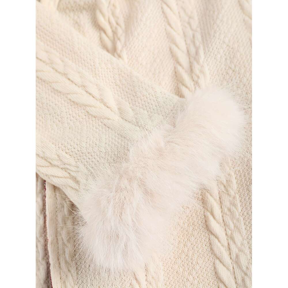 Size, Women's Elegant Oversized Hooded Long Jacket Trim, Front Closure, Plaid Pattern Tartan Check Hine Washable Fall/Winter Beige/Black/White/Gr