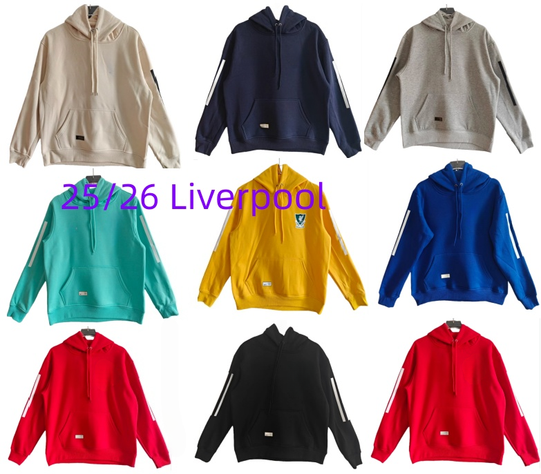 2025 2026 LFC sweatshirt long hoodie long sleeve suit kit uniform chandal adult sweatshirt Sweater long sleeved men LFC sets