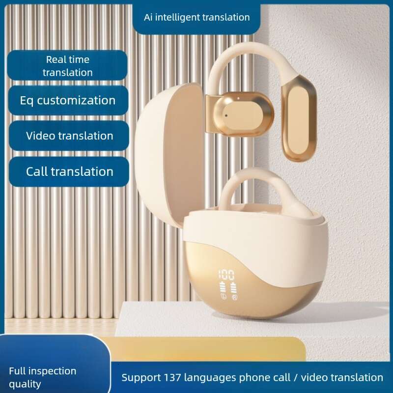 Famous Brand AI Smart Translator M Non In Ear Over Style Huaqiangbei Long Battery Life Wireless Bluetooth Earphones